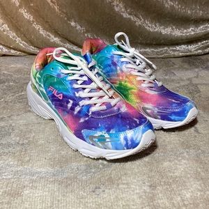 Rainbow Fila Tennis Shoe